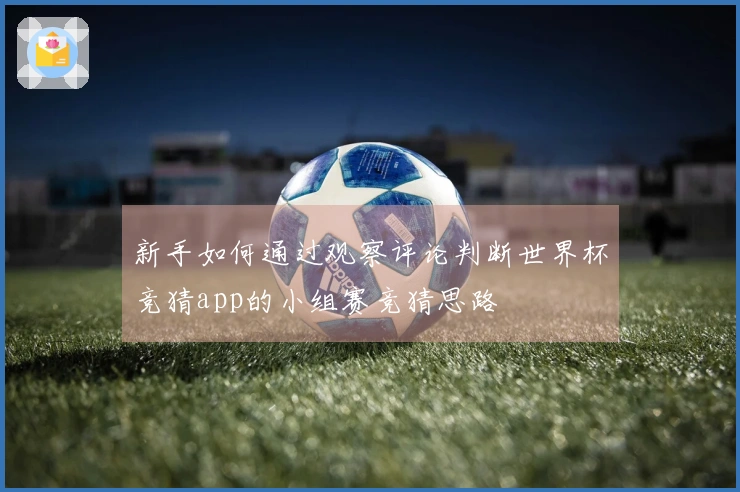 新手如何通过观察评论判断世界杯竞猜app的小组赛竞猜思路